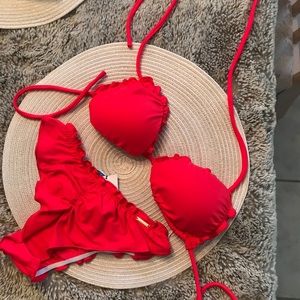 🆕👙 Two piece Bikini Red Handmade in Brazil ‼️